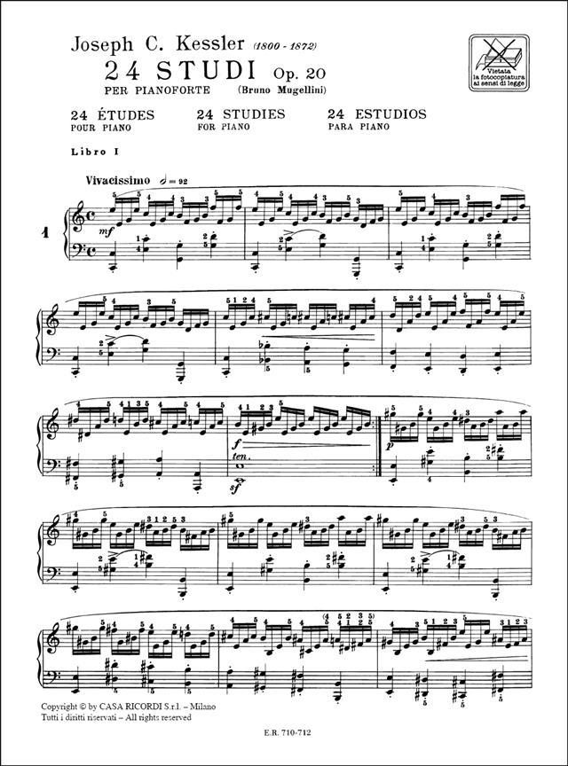 24 Studi Op. 20 - pro klavír